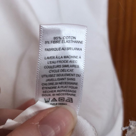 Express lace white tank top - Picture 4 of 4